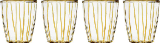 Serax Glass 02 Transparent Gigi Set/4   Yellow   SET