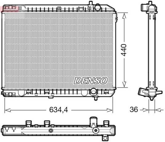 Radiator DENSO DRM43008