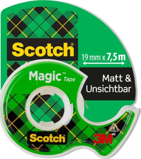 Scotch Magic Tape 19mm x 7,5m 12 stk Transparent