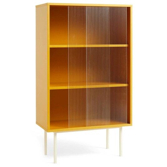 Hay Colour Cabinet Vitrineskap Glassdør / Gul Hay Colour Cabinet Vitrineskap Glassdør / Gul