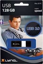 Xlyne Wave Usb-Flashstasjon 128 Gb Usb 3.0 Svart Hvit Xlyne Wave Usb-Flashstasjon 128 Gb Usb 3.0 Svart Hvit