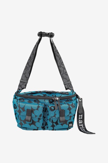 Marimekko Bag Sling Bag M Unikko Blå Marimekko Bag Sling Bag M Unikko Blå