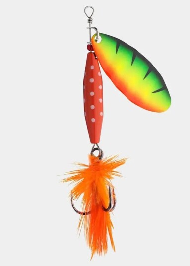 Abu garcia Reflex Red LF 12g, spinner Tiger 12g
