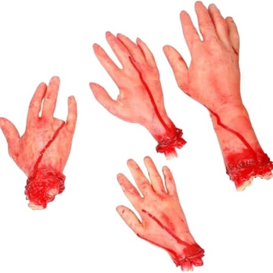 Halloween Realistiske Kroppsdeler i Lateks