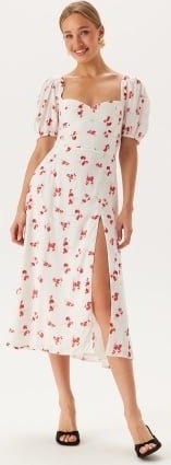 Bardot Gillian midi dress 110601 Summer White Floral 38(UK10)