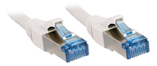 Lindy 10 m Cat6a Koblingskabel U/FTP Hvit RJ-45