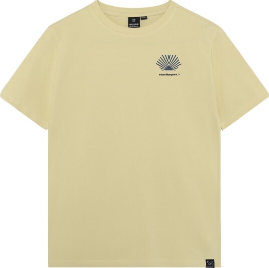 Indian Blue Jeans T skjorte   Loose Passform   Dusty Yellow m. T   Indian Blue Jeans   10 år 140   T skjorte   Gul
