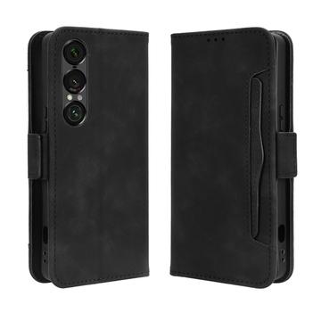 Sony Xperia 1 VII Kortholder Lommebokveske Svart