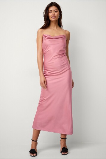 Ellos Collection Maxikjole Slipdress Serena Rosa