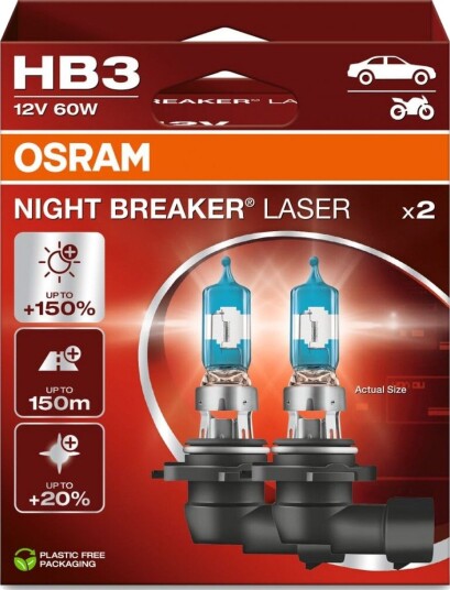 OSRAM 9005NL-2HB Lyspære, fjernlys