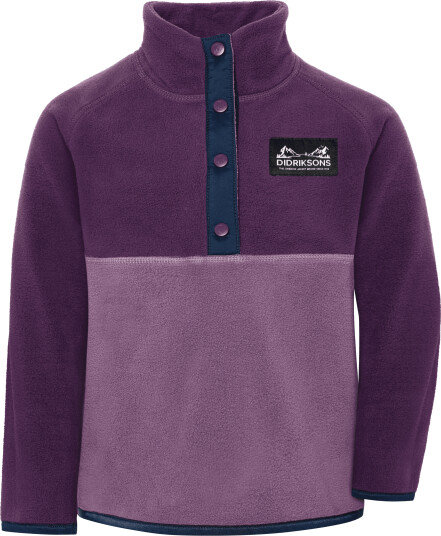 Didriksons Kids" Monte Half Button Northen Purple 100