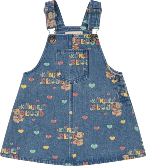 Konges Sløjd Kjole Denim Magot Teddy Coeur Konges Sløjd 3 år (98) Kjole Blå