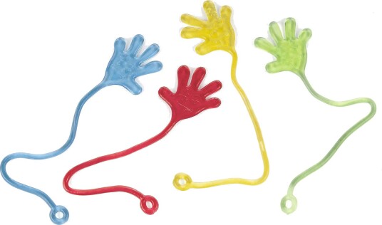 4-KIDS Klistrehender - 4 stk, Strekkbare Og Klissete