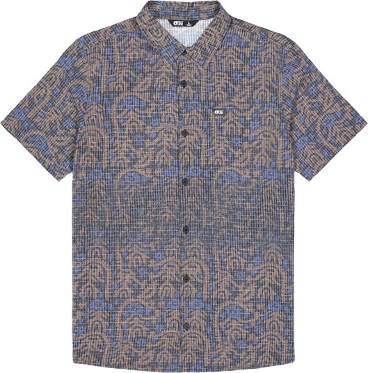 Picture Organic Clothing Men's Klivox Printed Shirts Ancolie Print S
