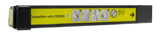 CB382A, Tonerkassett, erstatter HP 824A, gul, 20.000 sider, inkClub