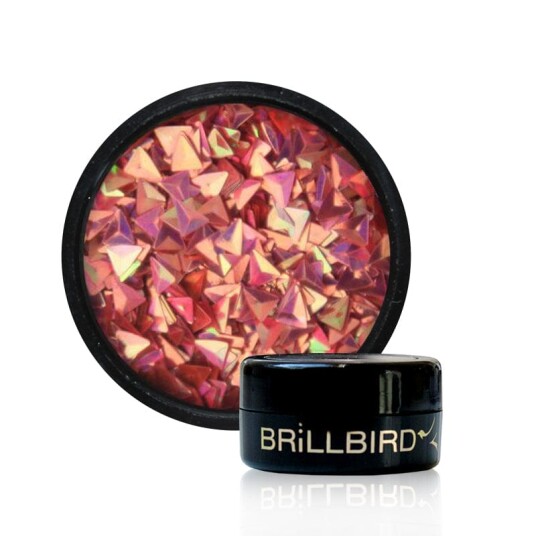 Brillbird Norge 3D Triangel Fersken