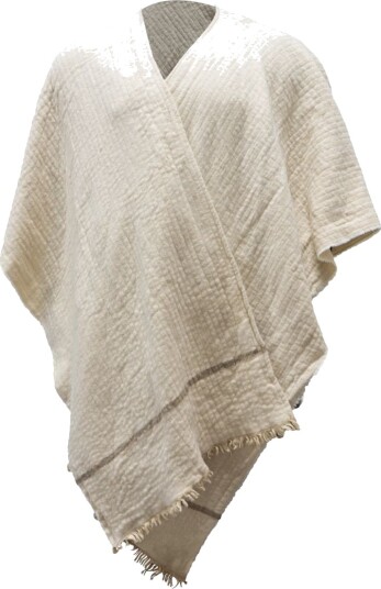 Halvor Bakke Chamonix poncho 130x180 Beige
