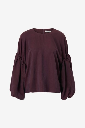Gestuz - Bluse gzMalloon Blouse - Rød