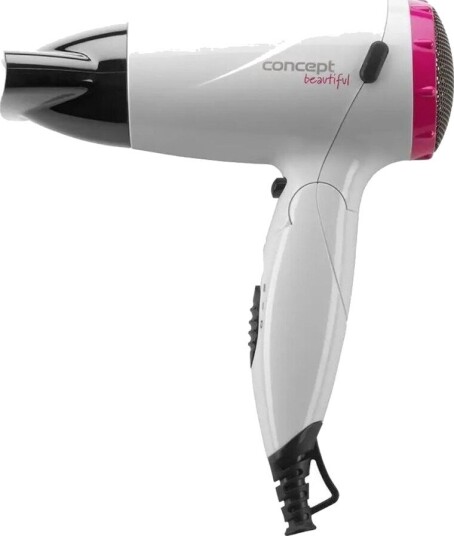 Concept VV5740 Hårføner - 1500W - Hvit/Rosa