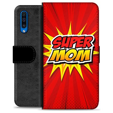 Samsung Galaxy A50 Premium Lommebok-deksel Super Mamma