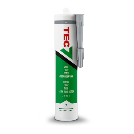 Novatech Tec7 Lim Og Fugemasse Grå 310ml