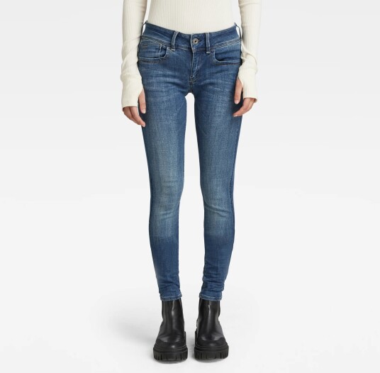G-Star RAW Lynn Mid Super Skinny�Jeans Medium blue Women 30-30 Medium blue female G-Star RAW Lynn Mid Super Skinny�Jeans Medium blue Women 30-30 Medium blue female