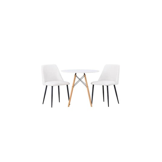 Venture Home Spisegruppe Venture Home Danburi Ø60 cm med 2 stk Night Stoler GR23910
