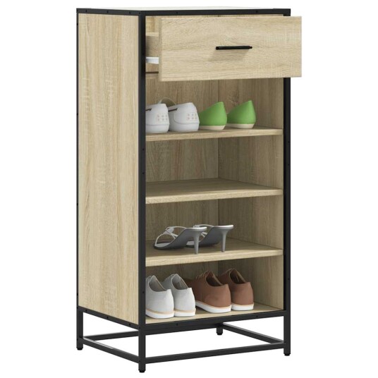 Skohylle sonoma eik 48x38x97,5 cm konstruert tre 8721102842696 Skohylle sonoma eik 48x38x97,5 cm konstruert tre 8721102842696