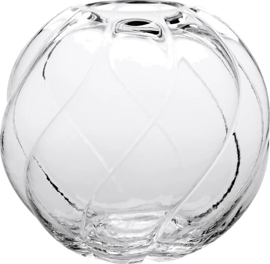 Cooee Design Twist Ball Vase 20 Cm Glass Nude H:18CM Cooee Design Twist Ball Vase 20 Cm Glass Nude H:18CM