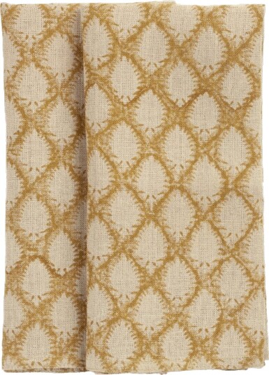 Chamois - Cypress Linserviett 45x45 cm 2 stk Gul