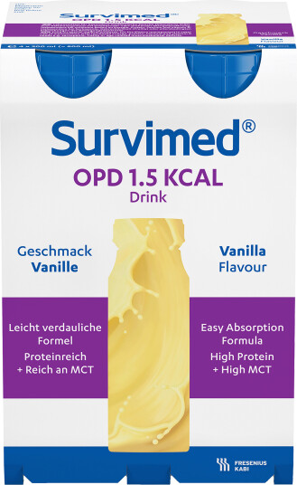 Survimed OPD 1.5 KCAL Drink næringsdrikk vanilje 4x200 ml