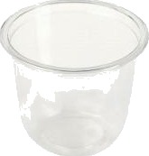 Dessertbæger 145Ml Rund Ø76x61mm Klar Pla,20 Pk X 50 Stk/Krt