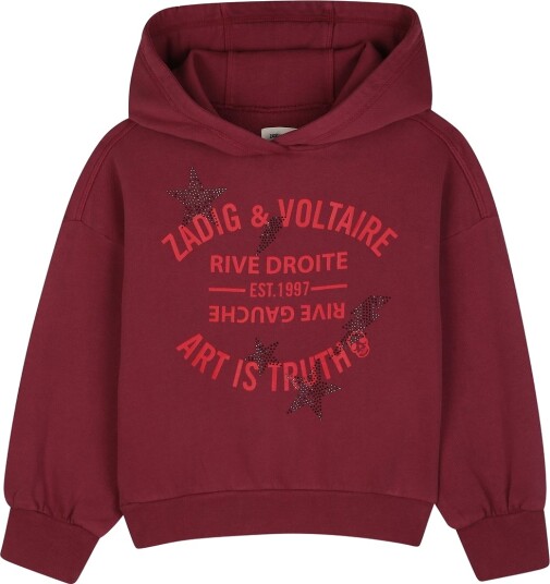 Zadig & Voltaire Hettegenser   Karmosinrød   Zadig & Voltaire   14 år (164)   Hettegenser   Bordeaux