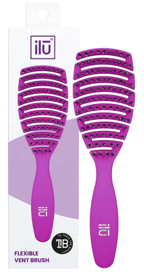 ilū Hairbrush Easy Detangling Purple