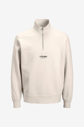 Jack & Jones Junior Collegegenser jjeSoho Sweat Quarter Zip HN J Grå Jack & Jones Junior Collegegenser jjeSoho Sweat Quarter Zip HN J Grå