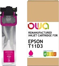 Owa Armor Blekkskriver Pro Epson Wf C5390/5890 Magenta, 77Ml, Comp.S C13t11d340