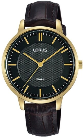 Lorus Dameklokke RG276TX9 Classic Sort/Lær Ø34 mm Lorus Dameklokke RG276TX9 Classic Sort/Lær Ø34 mm