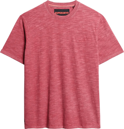 Superdry Od Slub Marl T Shirt Burgundy S