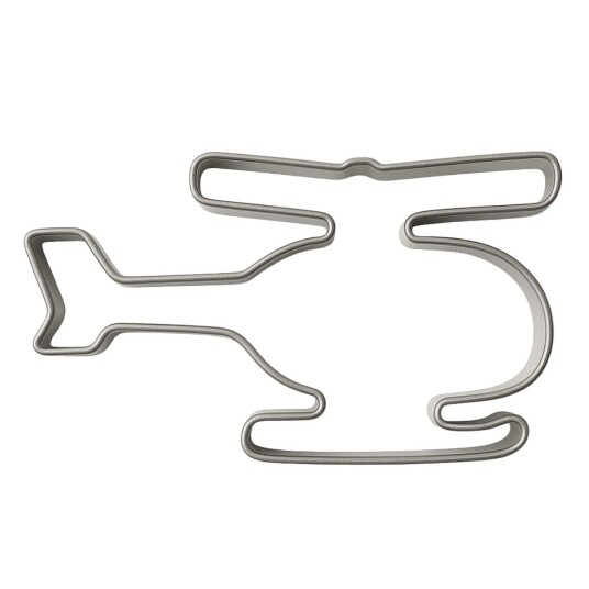 Pepperkakeform Helikopter  7 Cm 