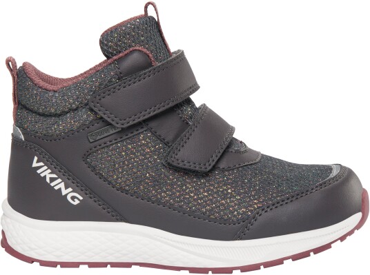 Viking Bouncy Glitter Mid 2V GTX Sneakers Charcoal 29