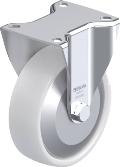 Blickle 296673 Bk-Po 125R-1-Fa Faste Hjul Hjuldiameter: 125 Mm Bæreevne (Maks.): 300 Kg