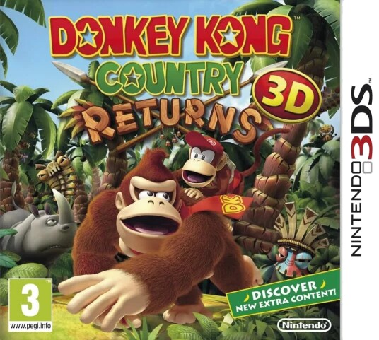 Donkey Kong Country Returns 3D Nintendo 3DS Spill