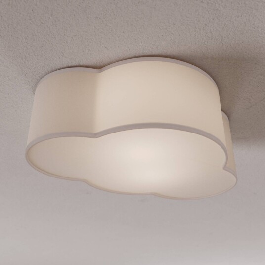 TK Lighting Cloud taklampe i tekstil lengde 41 cm grå TK Lighting Cloud taklampe i tekstil lengde 41 cm grå