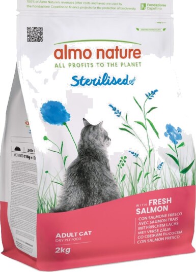 Almo Nature Holistic Tørrfôr Functional Sterilised Laks & Ris 2 kg
