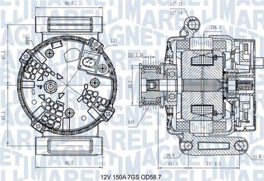 Dynamo MAGNETI MARELLI 063731557610