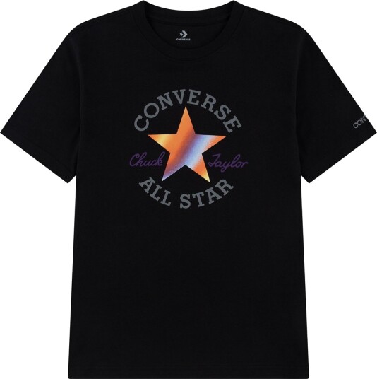 Converse T skjorte Svart Converse 10 12 år (140 152) T skjorte