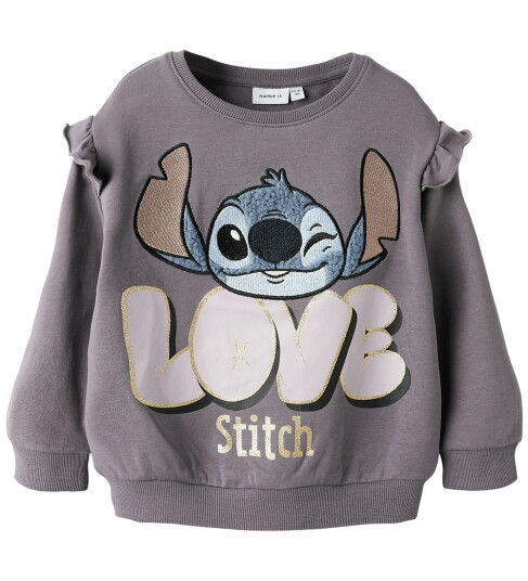 Name It Moonscape Nmfola Stitch Sweat Bru Wdi 92