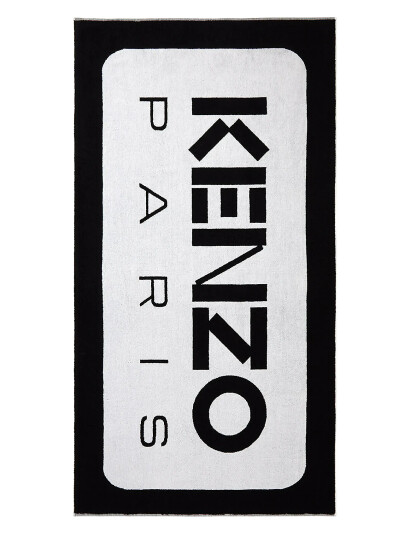 Kenzo Home Klabel Beach Towel - Black - 90X160CM