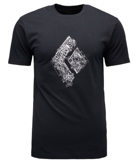 Black Diamond M Engineered Diamond Ss Tee Black XL Black Diamond M Engineered Diamond Ss Tee Black XL