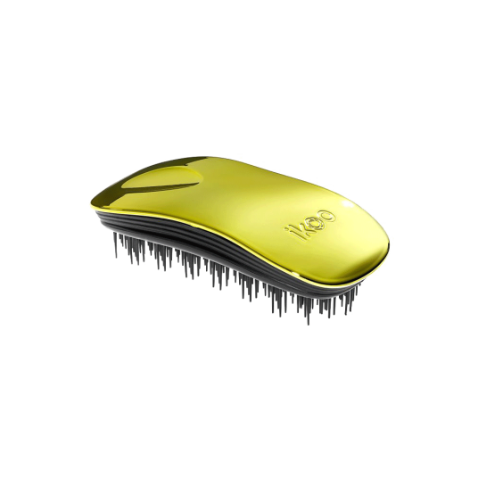 ikoo Home Hair Brush Black/Yellow Metallic ikoo Home Hair Brush Black/Yellow Metallic